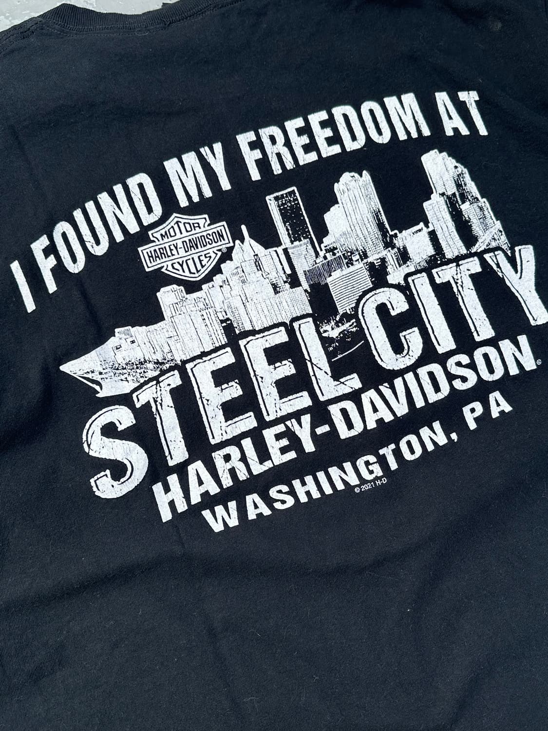 [할리데이비슨] •Vintage Steel City Tee 상품이미지2