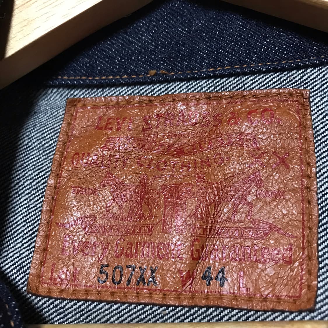 일본산 lvc 2세대 빅E 507xx 지쟌 복각 데님 자켓 상품이미지4