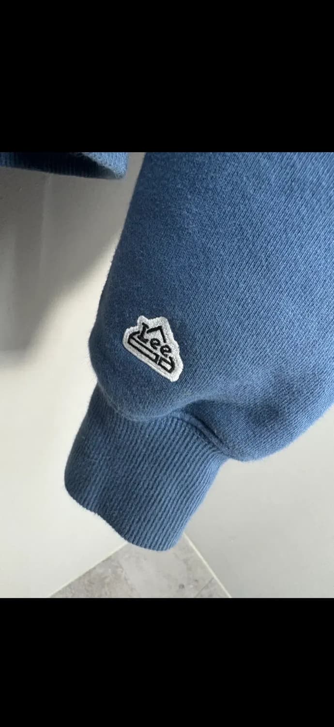 리 데님 아플리케 후드집업 H1432 상품이미지3