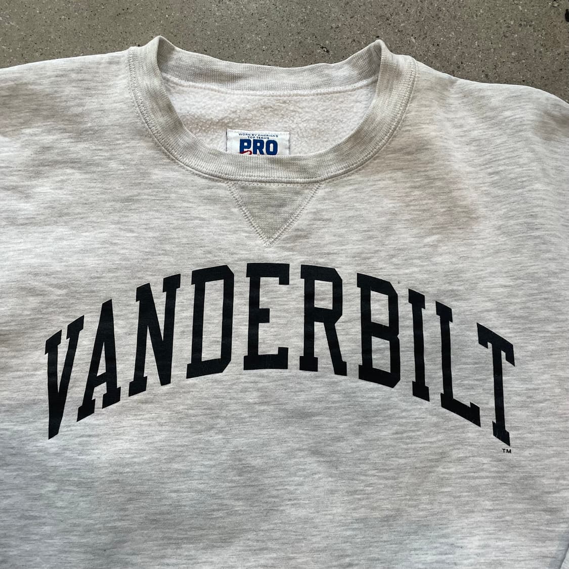 빈티지  러셀 애슬레틱 프로코튼 스웻셔츠  그레이(블랙)madeinusa 상품이미지2