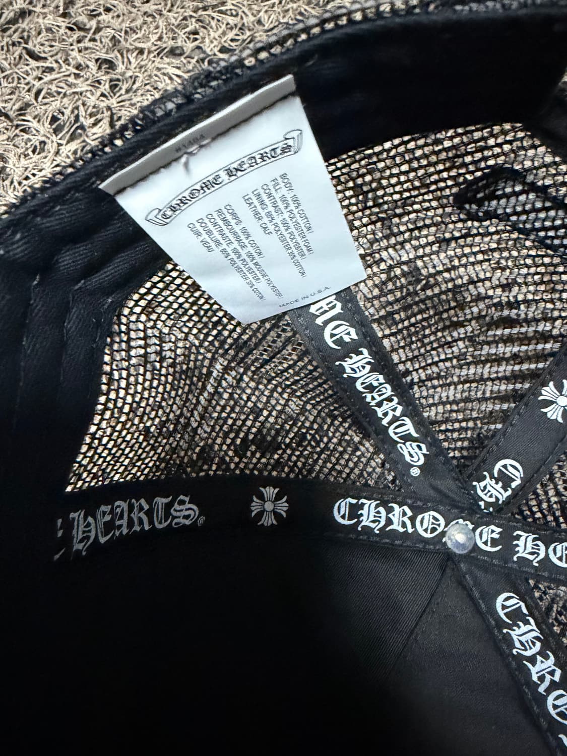 크롬하츠 세메터리 트럭커 모자 송치 크로스 상품이미지5