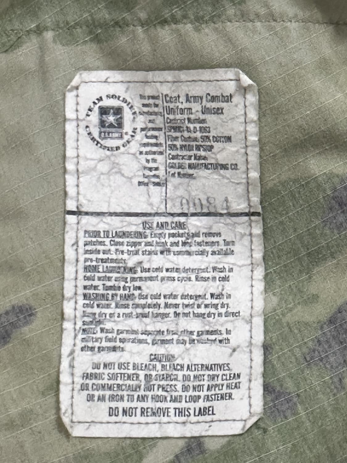 미군 OCP 멀티캠 전투복 상의 (L/XL) (XL) 상품이미지9