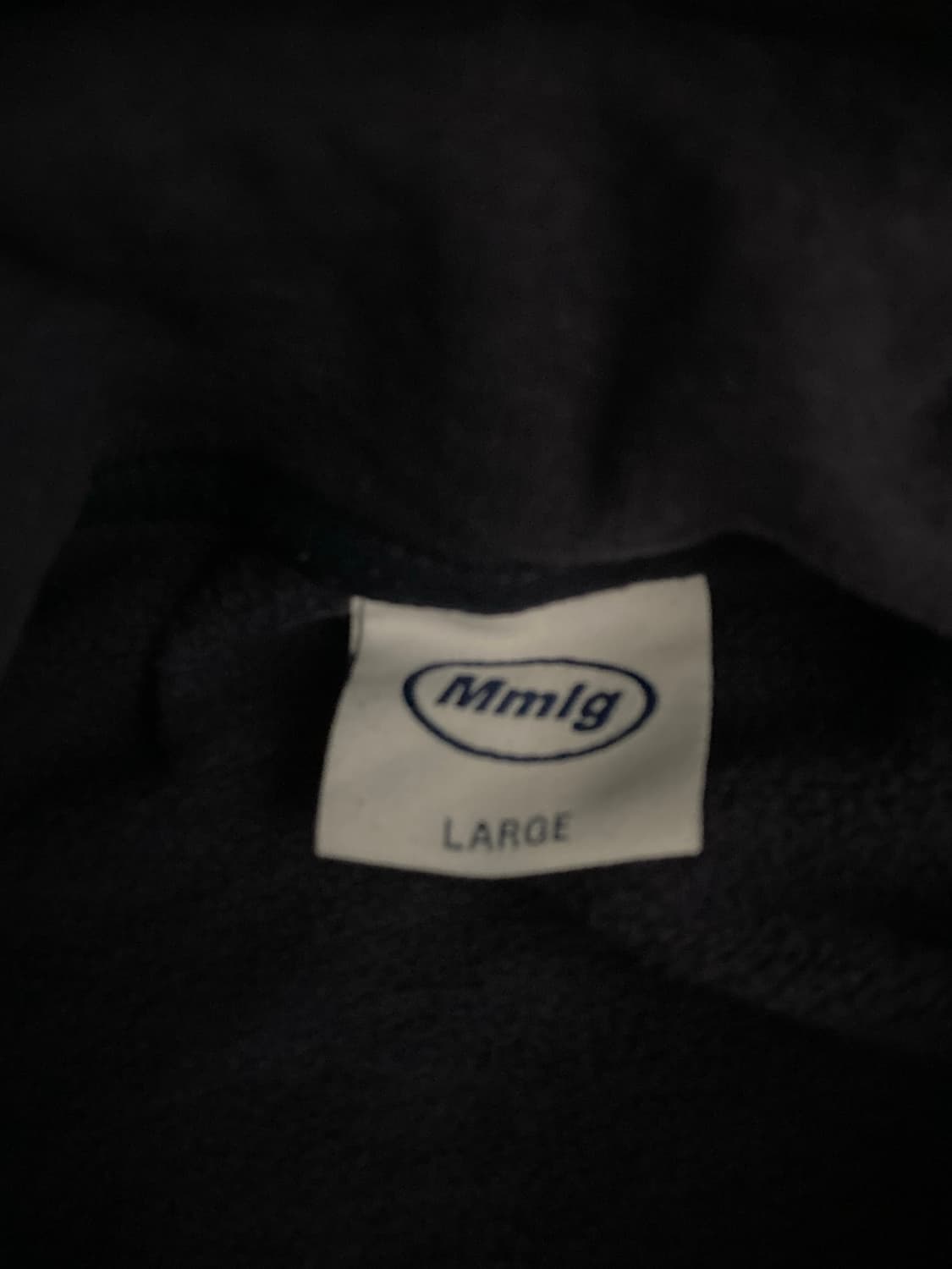 Mmlg 퍼플 네이비 후드티 L 상품이미지2