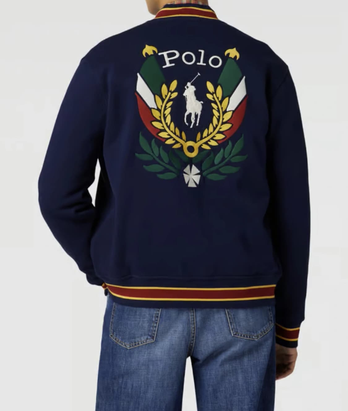 [M] 폴로 로렐 크레스트 바시티 자켓 상품이미지4