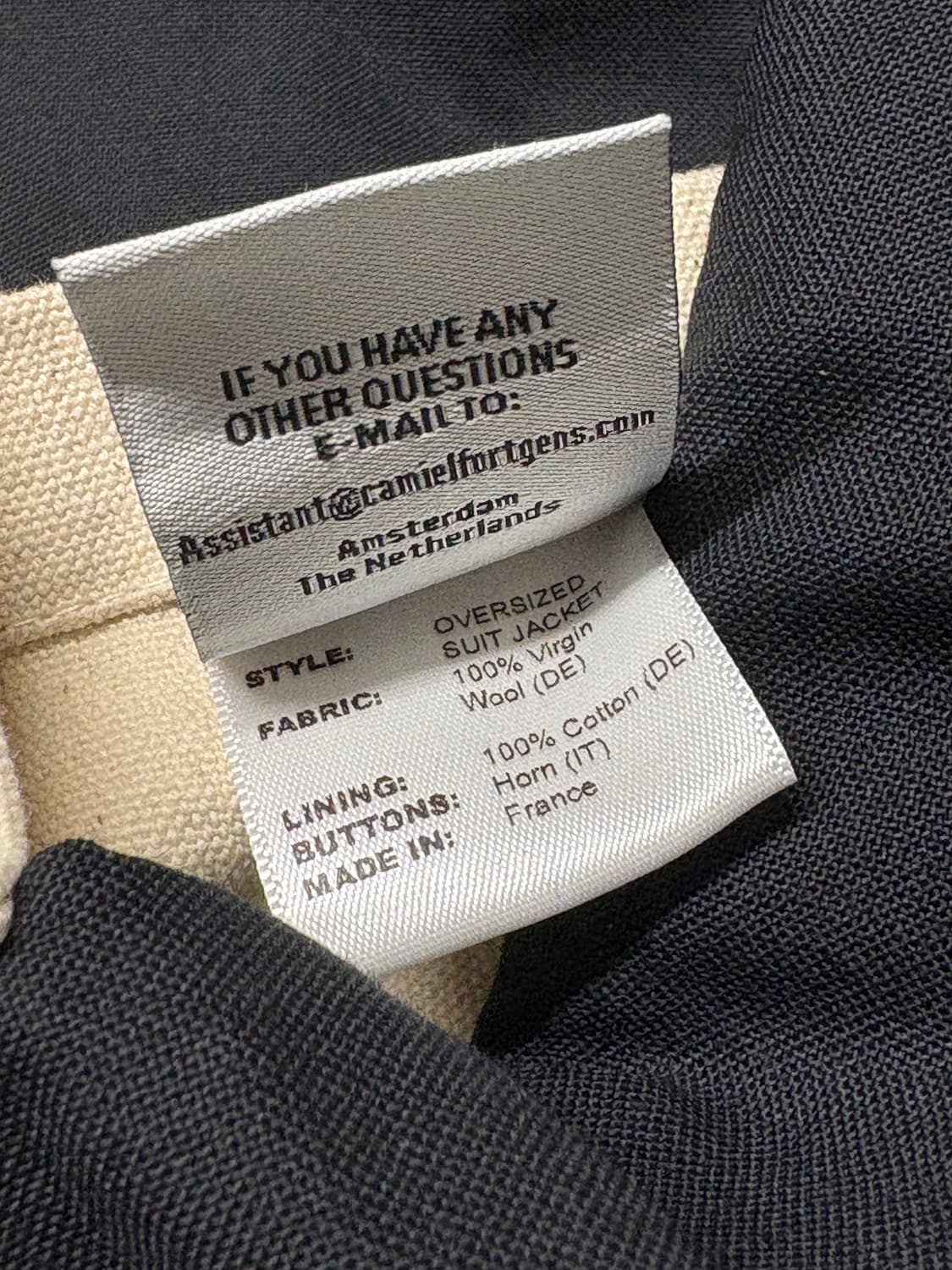 카미엘 포트젠스 오버사이즈 수트 자켓 상품이미지6