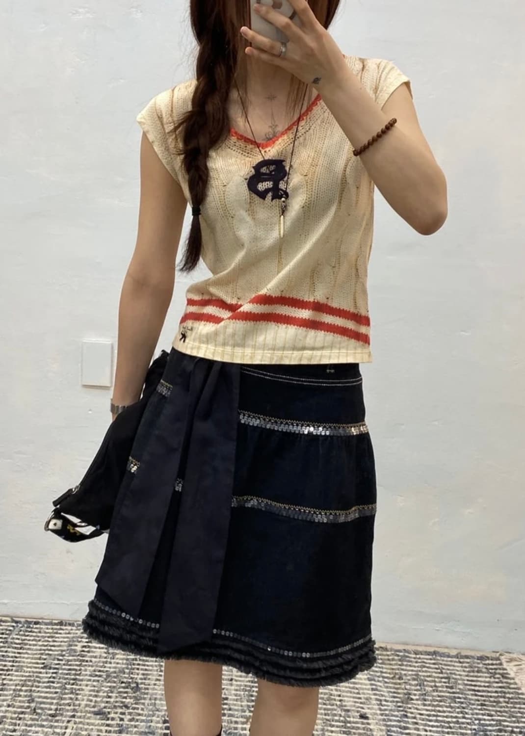 [2685]Paul smith knit print top 상품이미지1