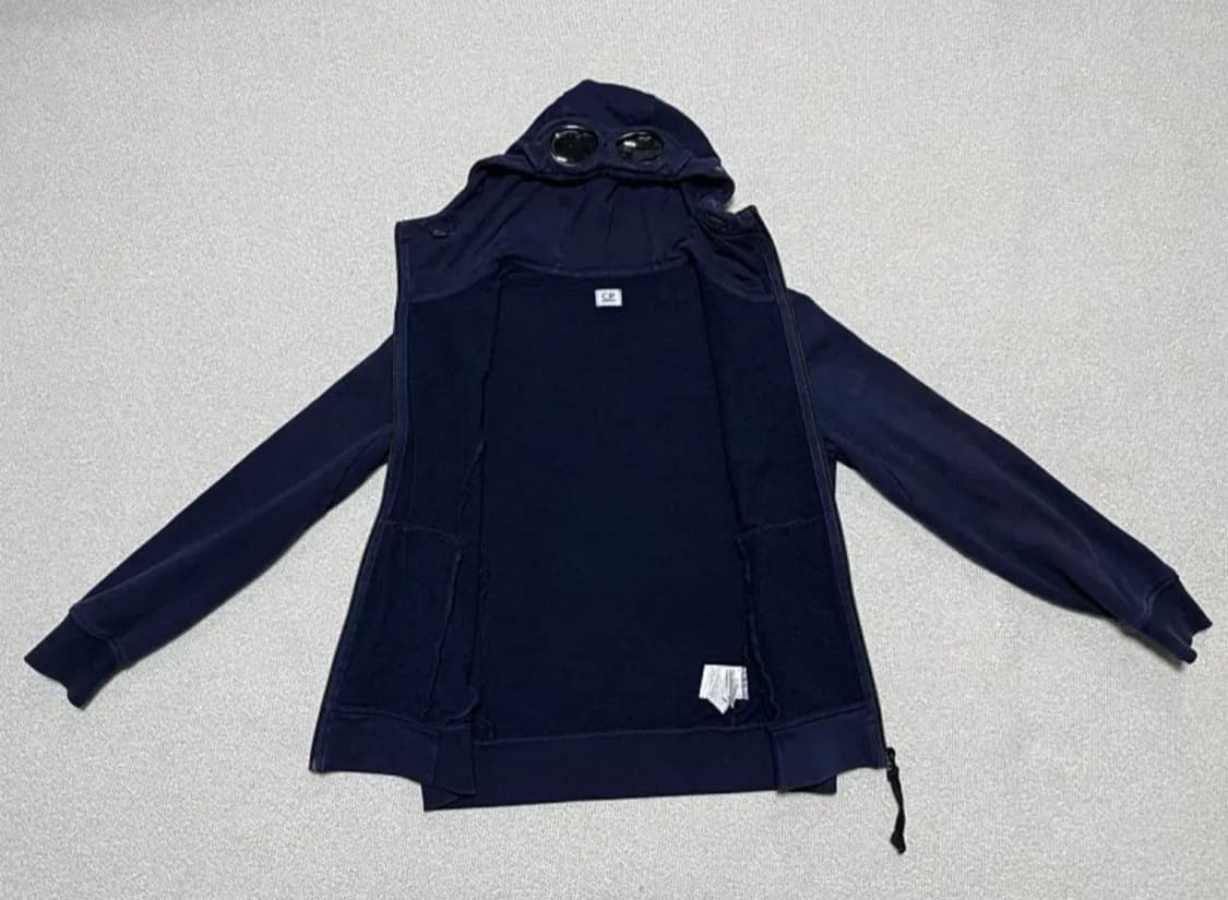 CP컴퍼니 네이비 고글 후드집업 상품이미지2