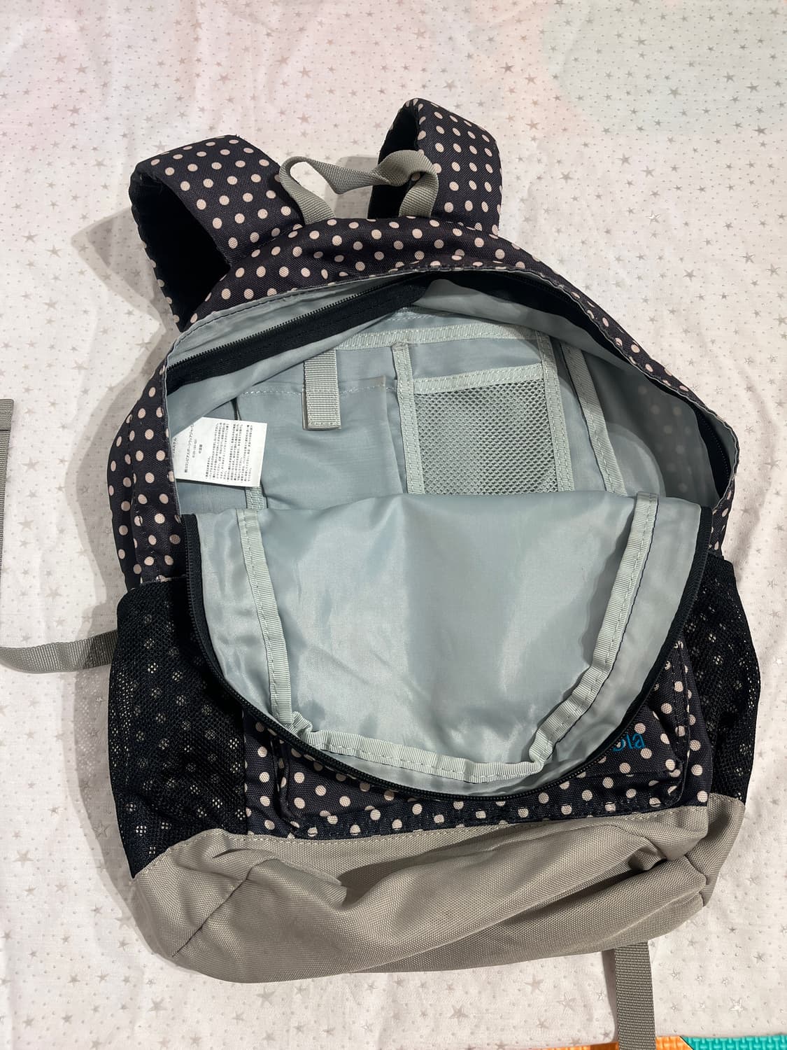 네이비 블랙 컬럼비아 도트 백팩 🌀 상품이미지7