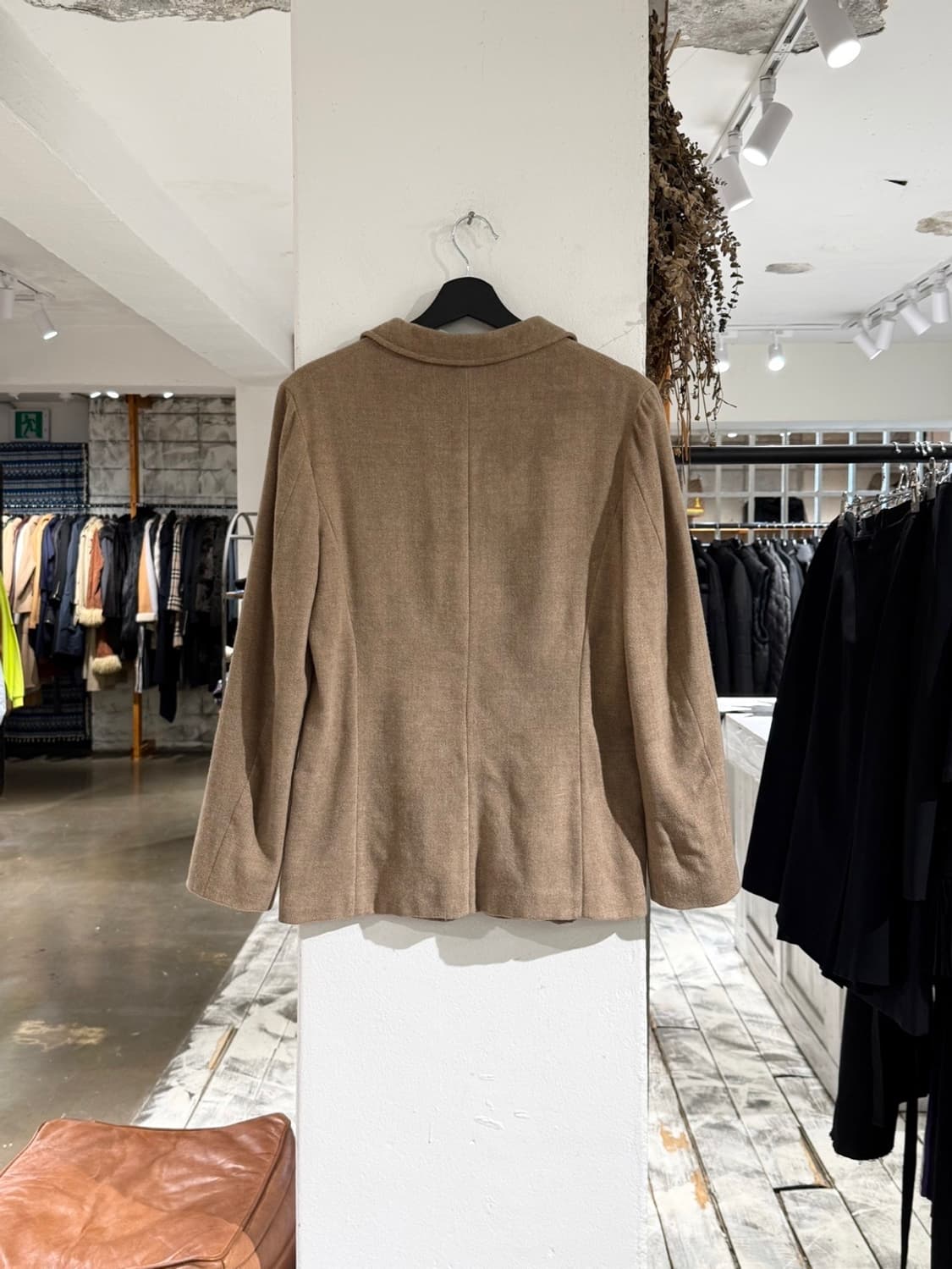 질샌더 브라운 캐시미어 투 포켓 블레이저 자켓 상품이미지6