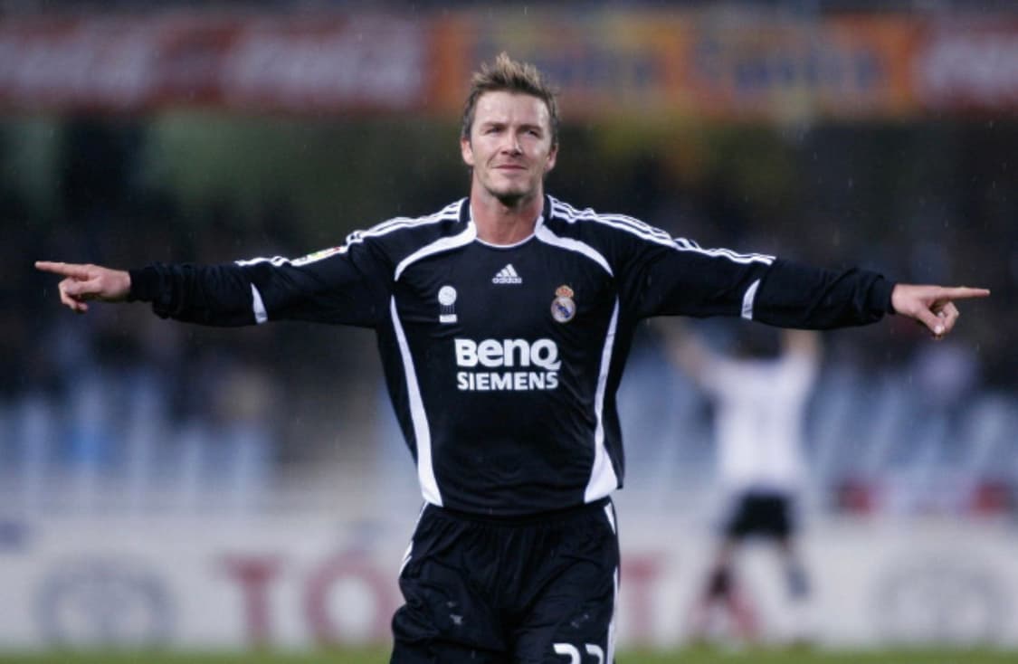 [S] 아디다스 레알 마드리드 06-07 어웨이 베컴 마킹 유니폼 상품이미지1