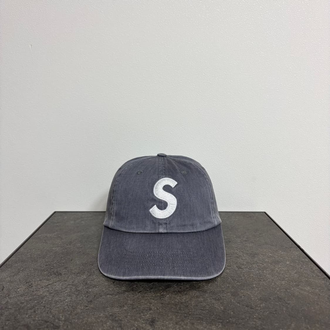 (OS) 슈프림 S로고 볼캡 모자 피그먼트 그레이 상품이미지1