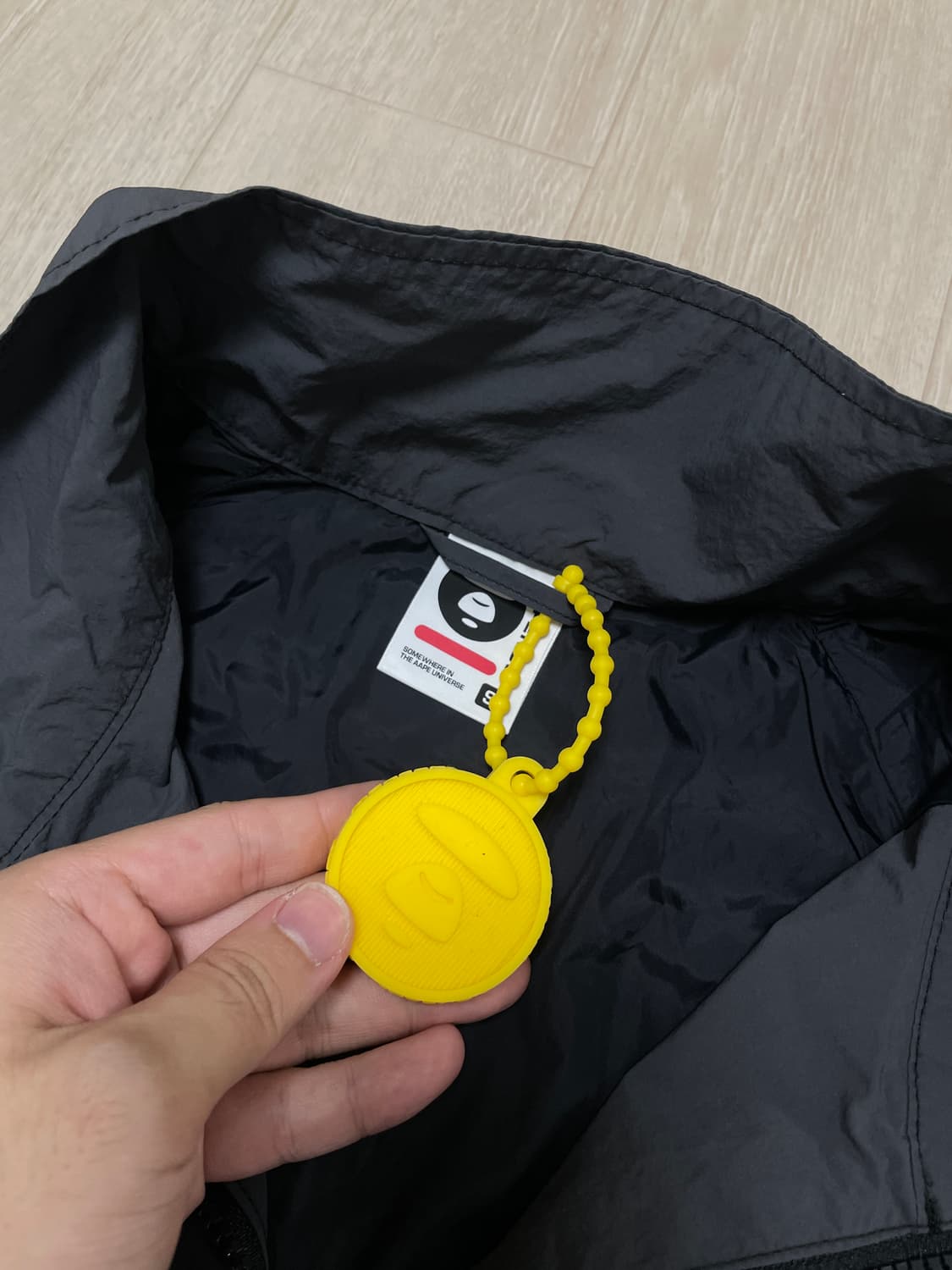 에이프 Aape 바람막이 블랙 라이트 자켓 새제품 상품이미지5