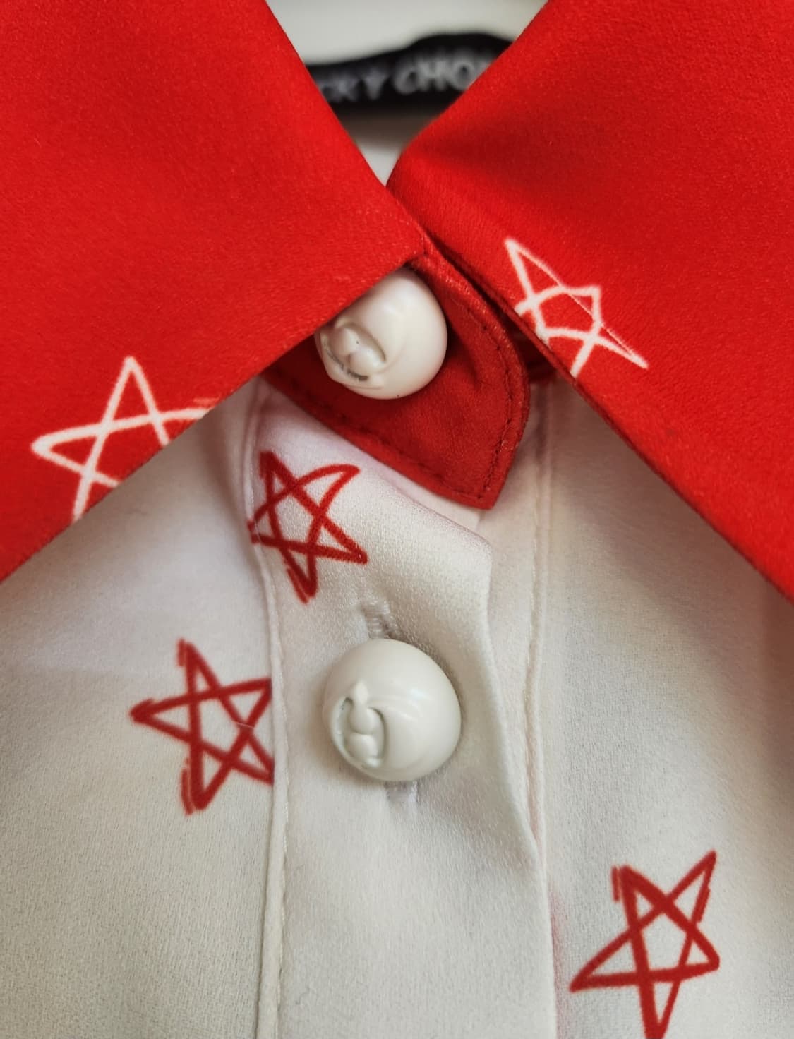 럭키슈에뜨 컬러블록 블라우스 36사이즈 상품이미지6