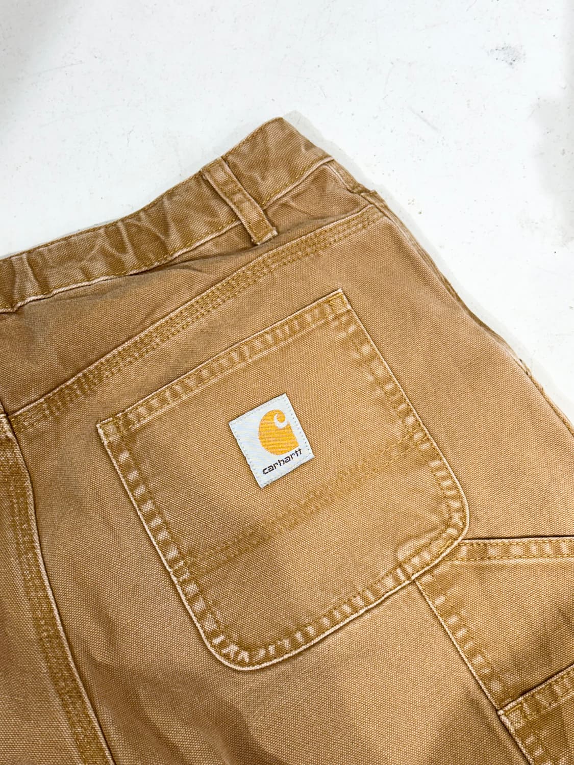 칼하트 된장 워크 데님 팬츠 카펜터 와이드 바지  상품이미지6