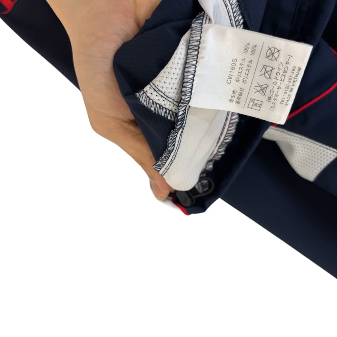 챔피온 더블 로고 바람막이 자켓 네이비 상품이미지4