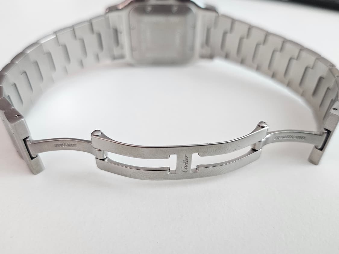 까르띠에 산토스 갈베 라지 오토매틱 스틸 상품이미지7