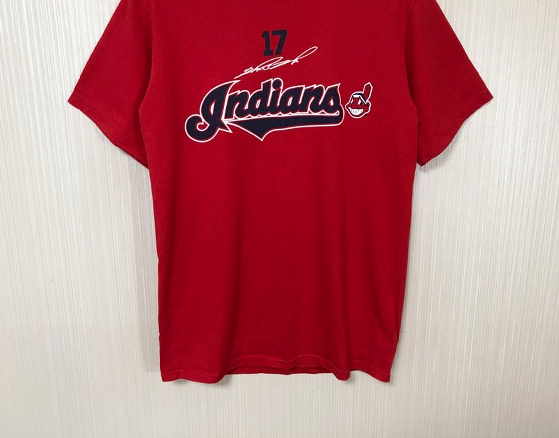 MLB 마제스틱 클리블랜드인디언스 플레이어티셔츠 S #17 추신수 상품이미지4