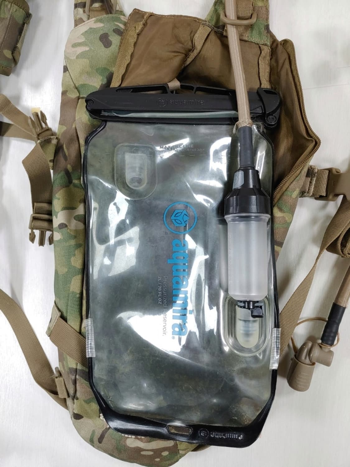 아쿠아미라 택티컬 멀티캠 하이드레이션 캐리어 상품이미지9