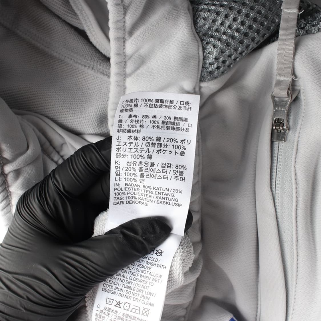 나이키 에어 그레이 블루 스웻 트레이닝 쇼츠 M 상품이미지6