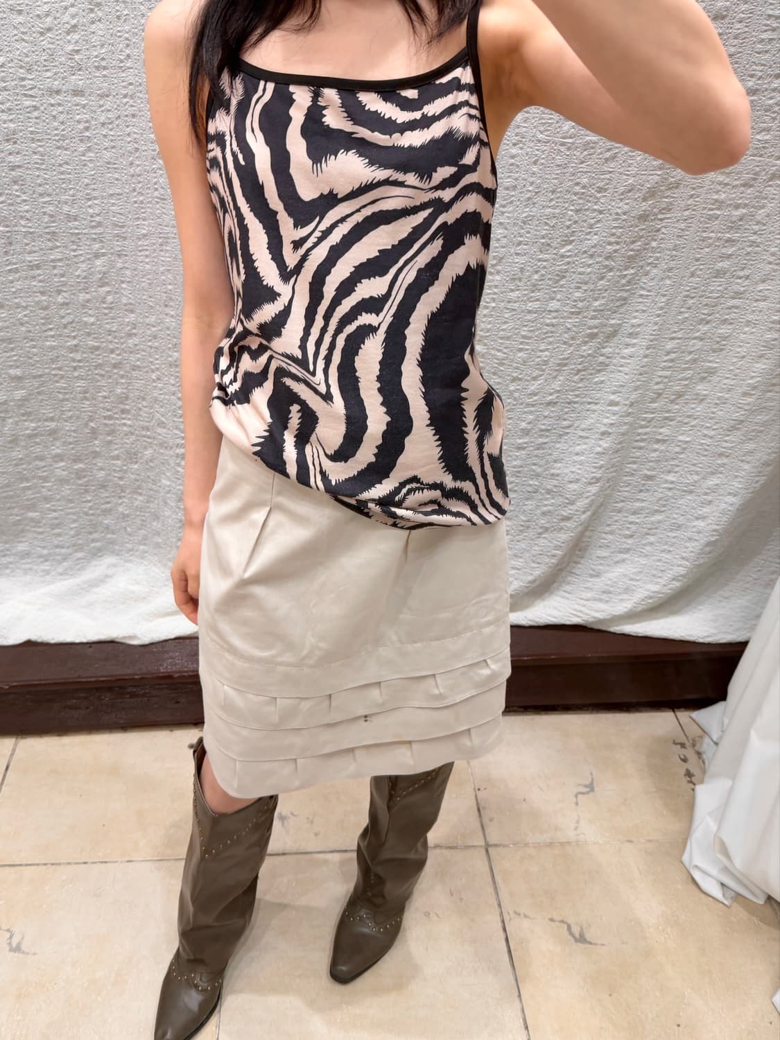 Zebra sleeveless 상품이미지6