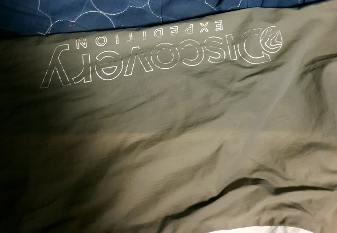 디스커버리 SS시즌 초경량 얇은 배색 후드 바람막이 (110) 상품이미지3