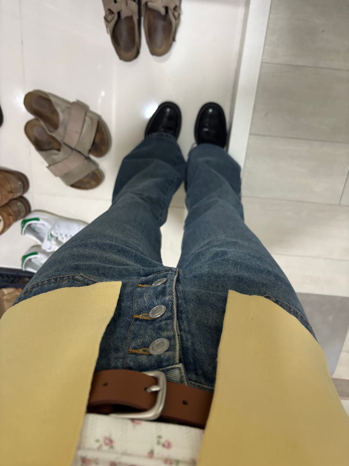 빈티지 포켓 부츠컷 데님팬츠 상품이미지1