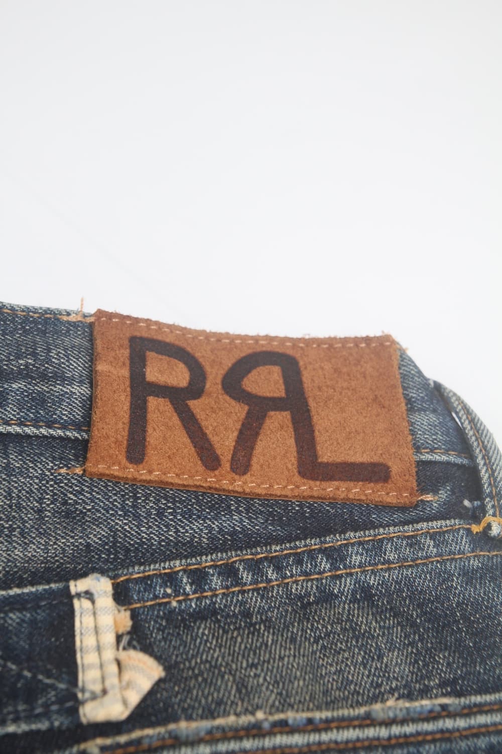 더블알엘 RRL 패치워크 셀비지 데님 하프 팬츠 상품이미지7
