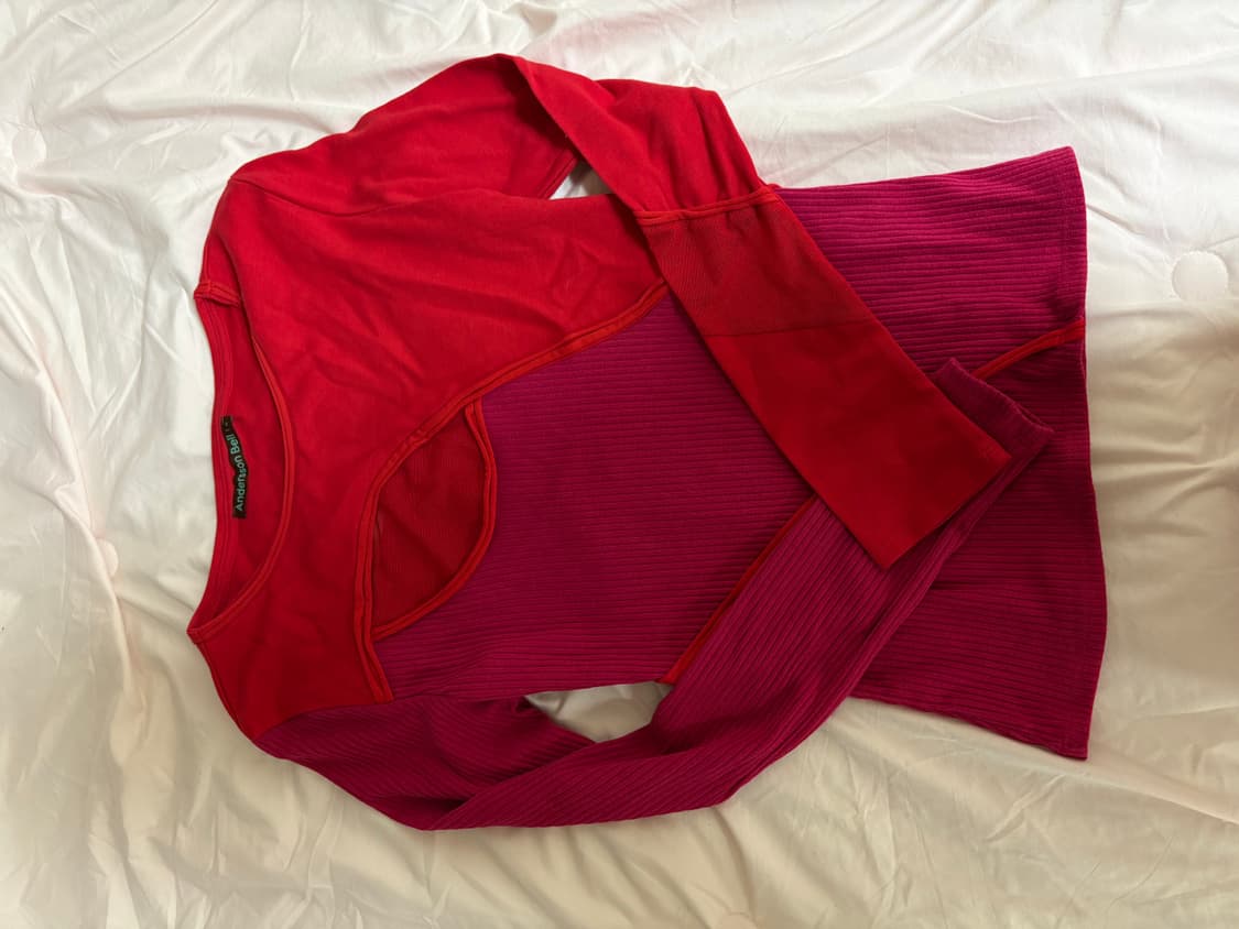 못구함) 앤더슨벨 EVA MESH COMBO LINED TOP atb77 상품이미지3