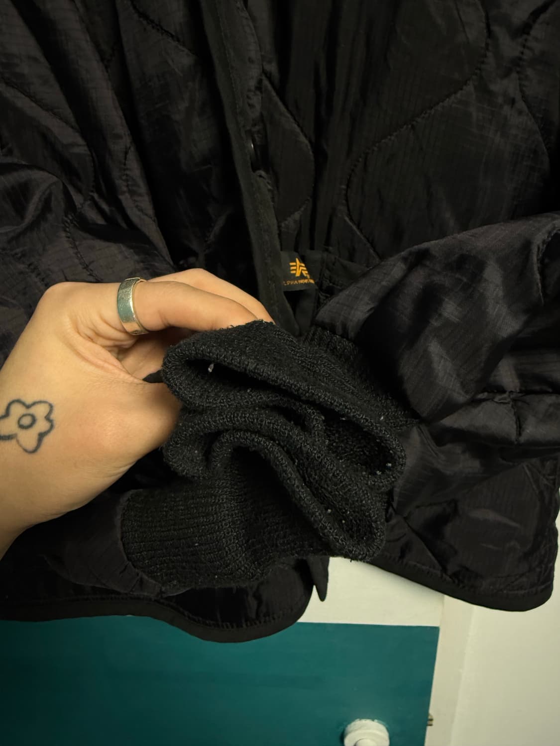 CDG x 알파 인더스트리 라이너 자켓 블랙 상품이미지6