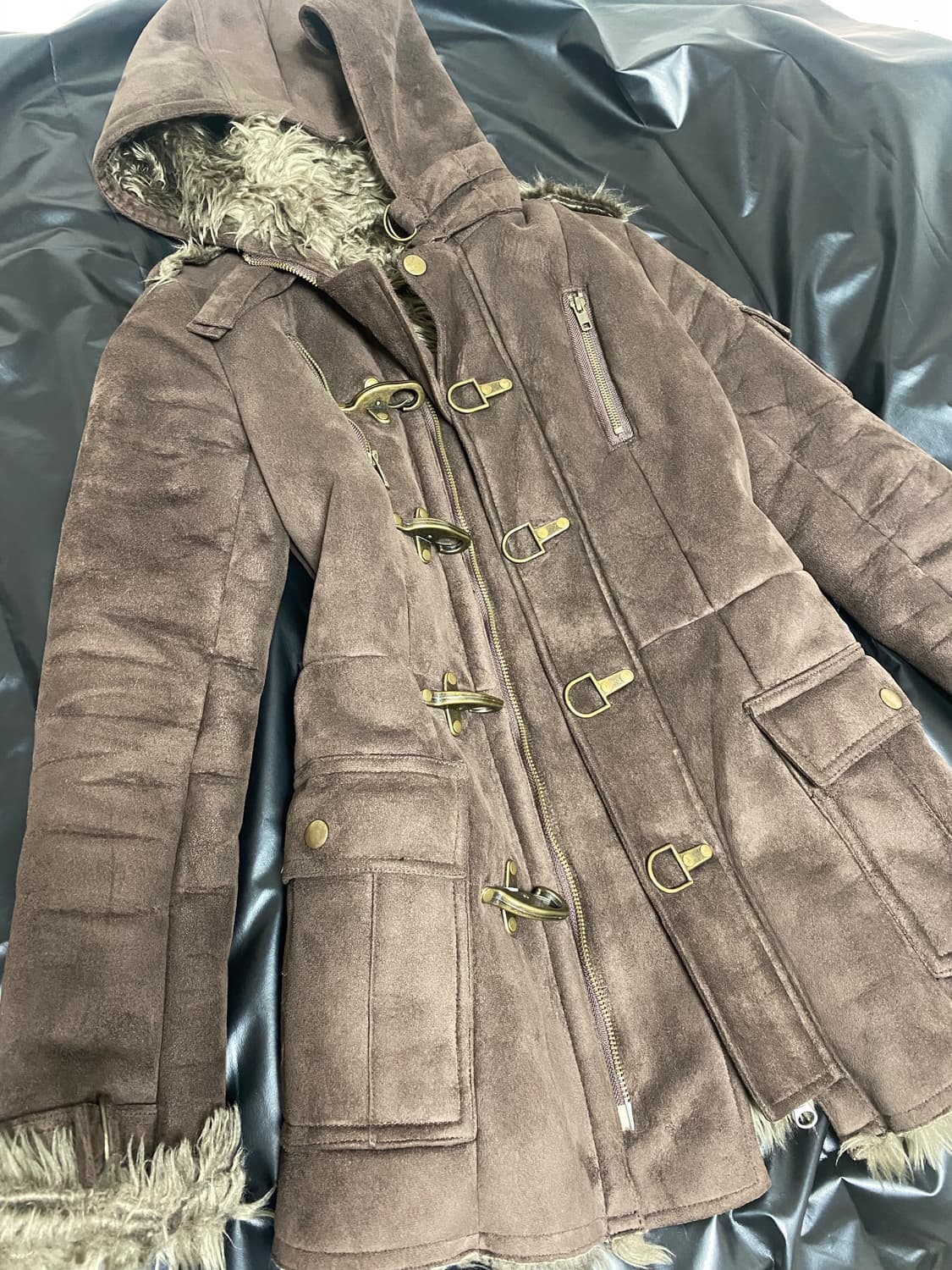 에고이스트 퍼 코트 자켓 상품이미지1