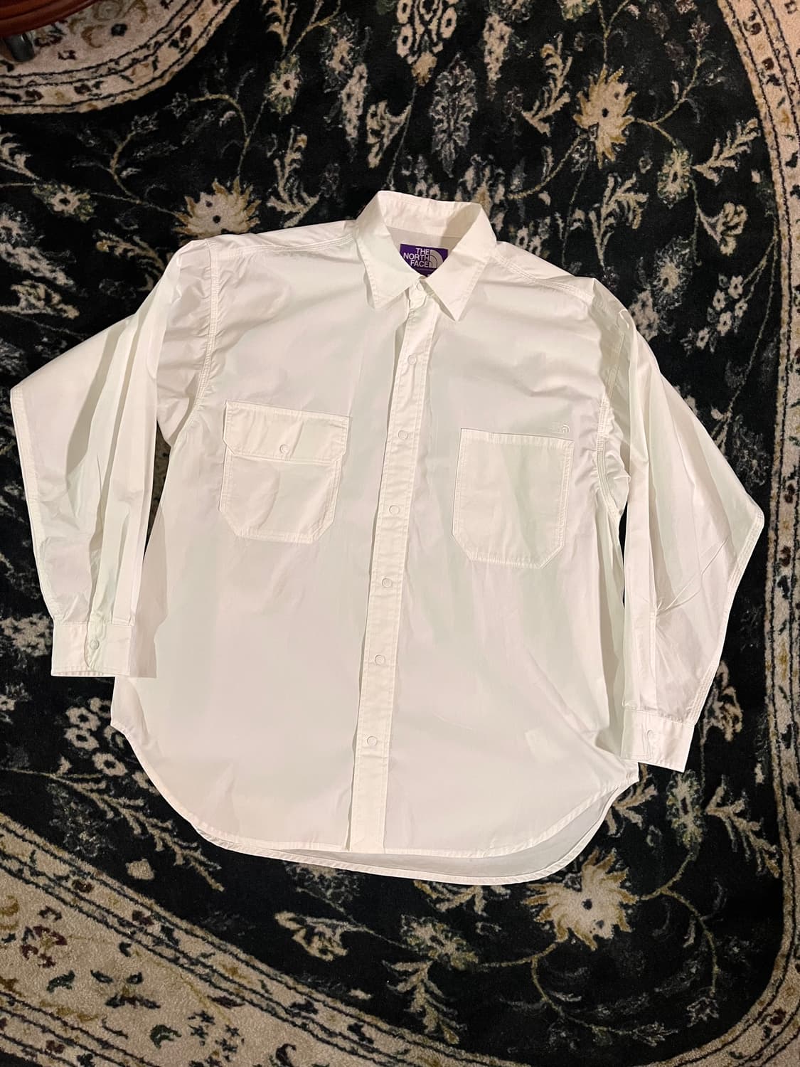 The NorthFace Purple label  노스페이스 화이트셔츠 상품이미지1