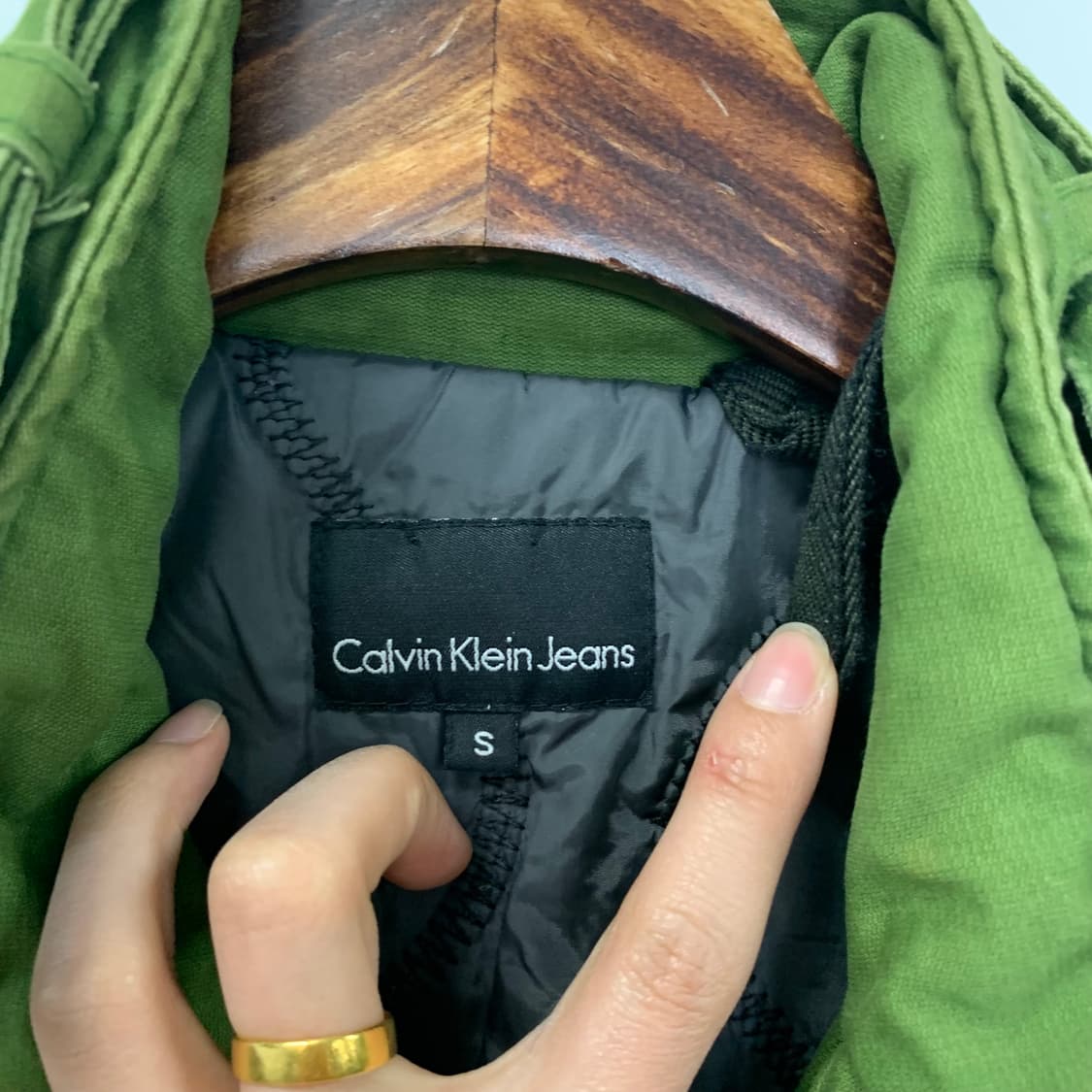 캘빈클라인 그린 포켓 트러커 자켓 상품이미지7