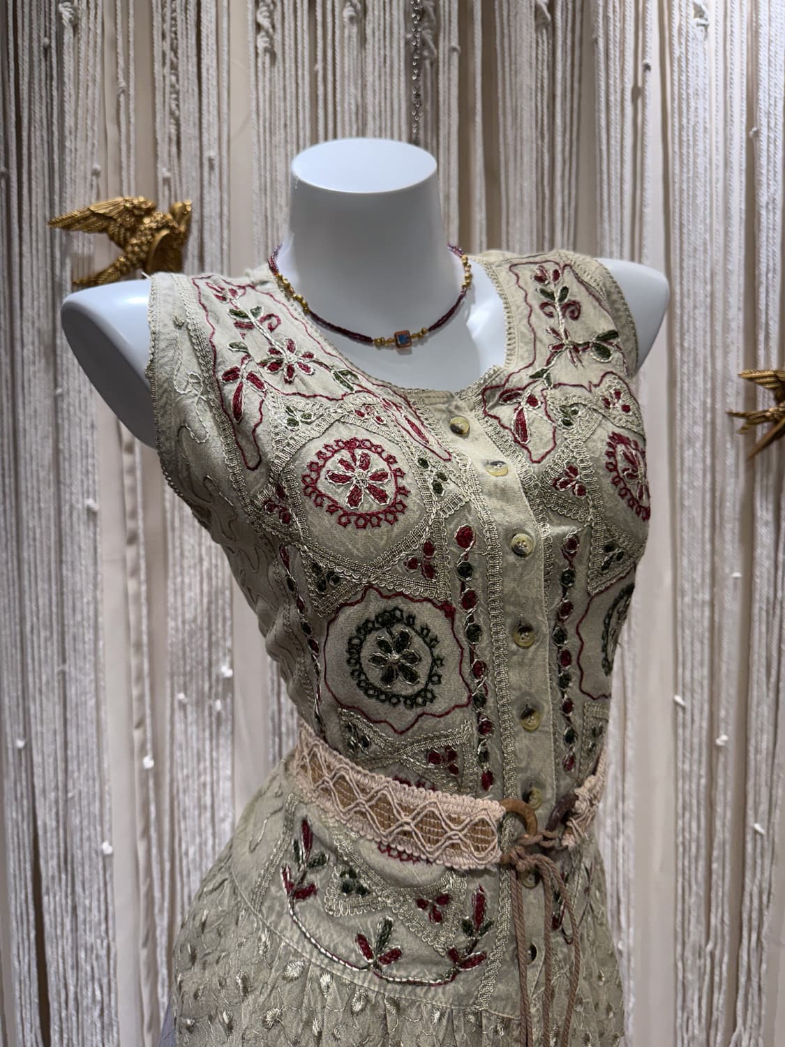 Pistachio Embroidered Sleeveless 0038 상품이미지2