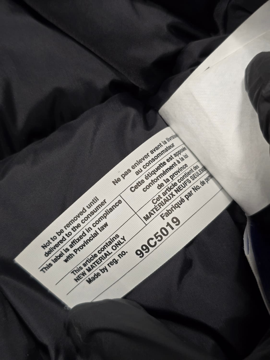 캐나다구스 칠리왁 PBI 봄버 숏패딩 블루 44-55 상품이미지10