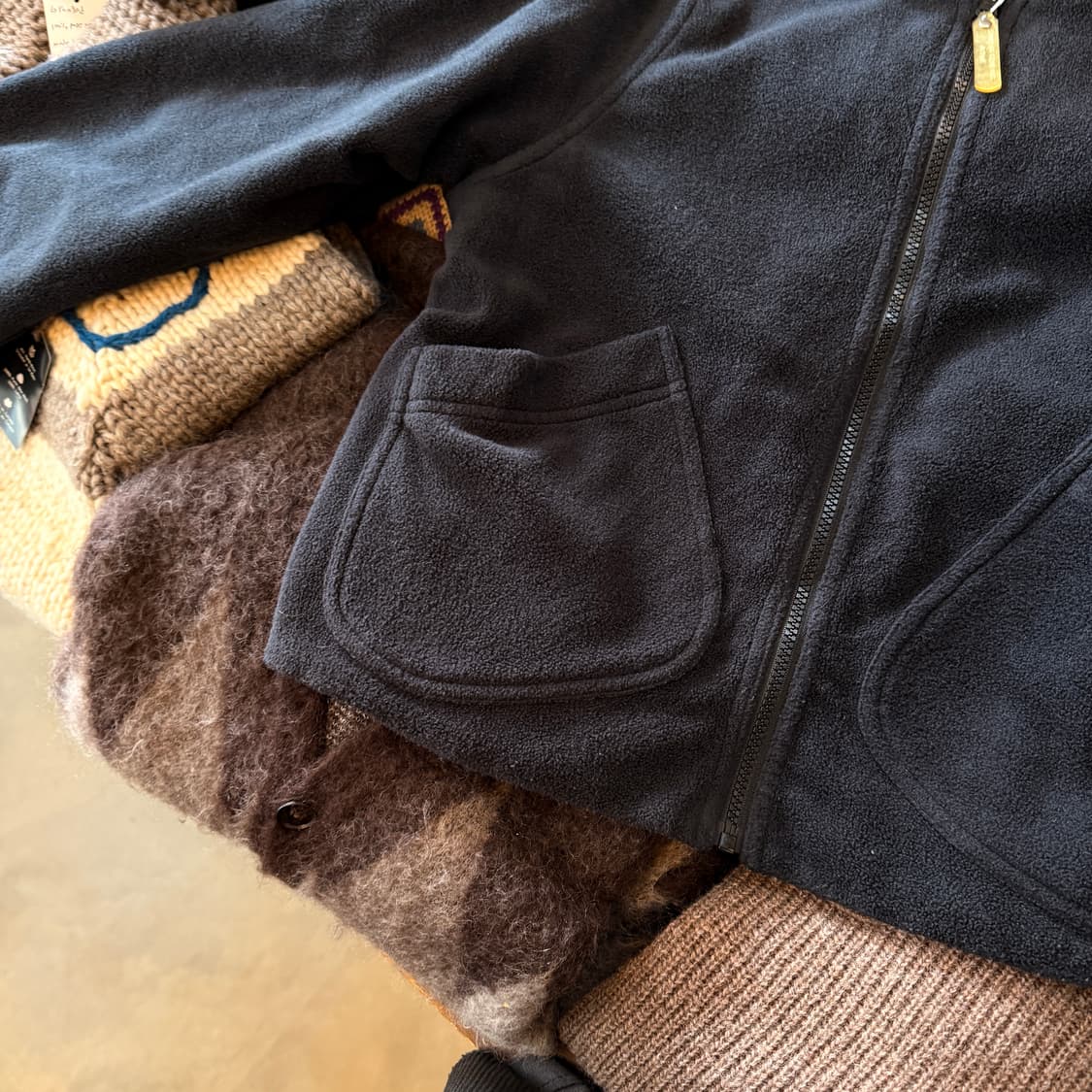 하이 스포팅 기어 BY 이세이미야케 리버서블 나일론 플리스 자켓 상품이미지2