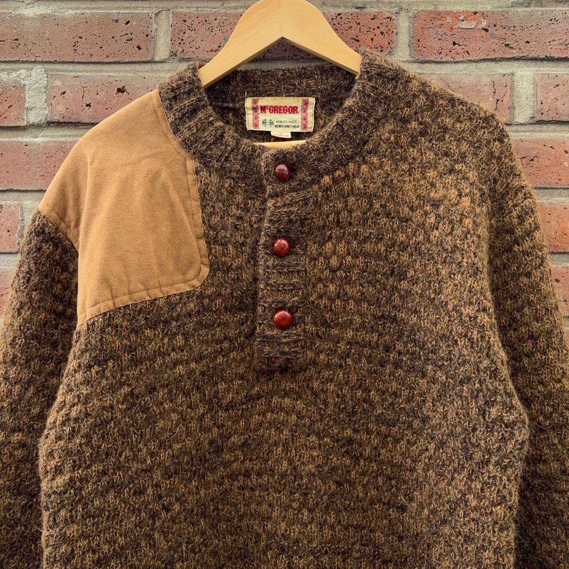 90s Japan 맥그리거 McGREGOR 울 헨리 니트 상품이미지2