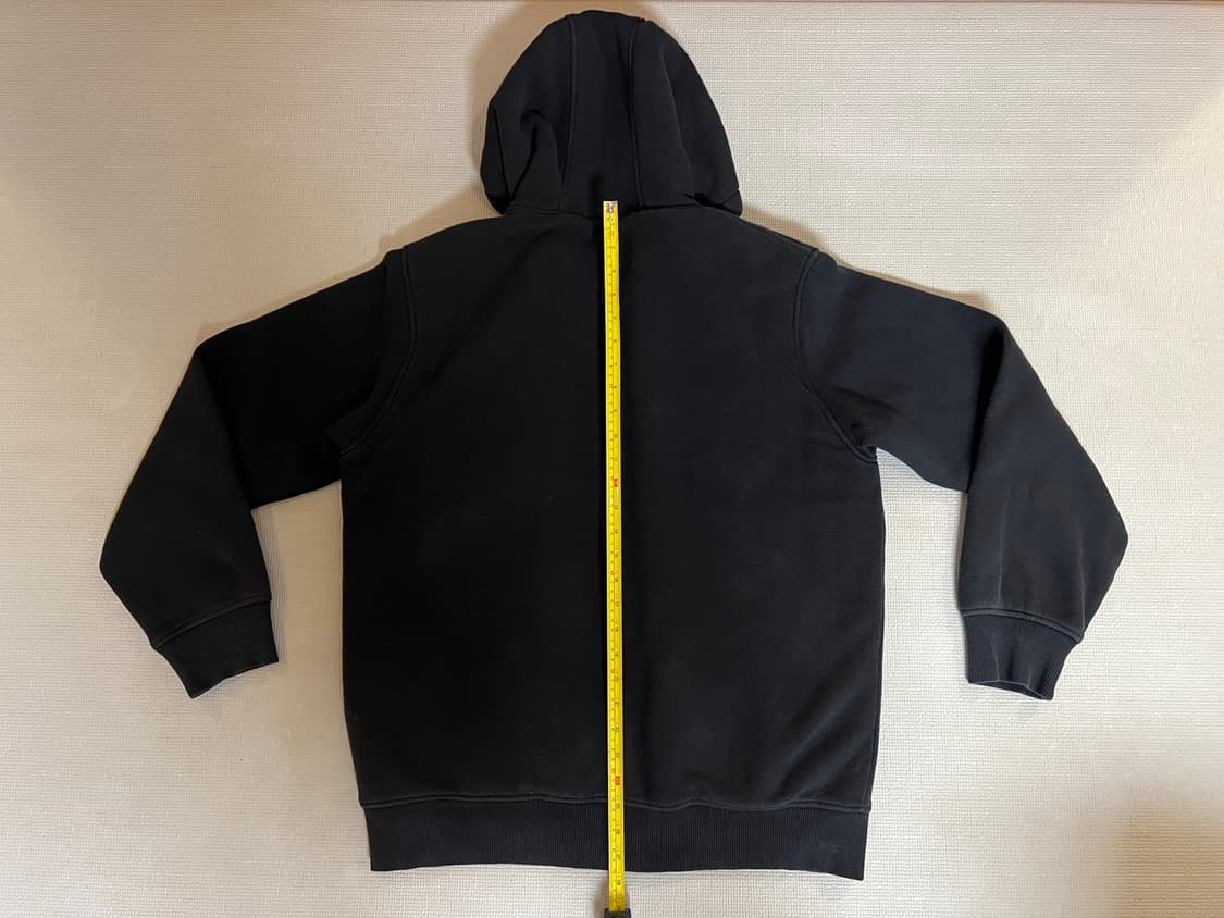 유니클로 보아 후드집업(블랙) XL 상품이미지7