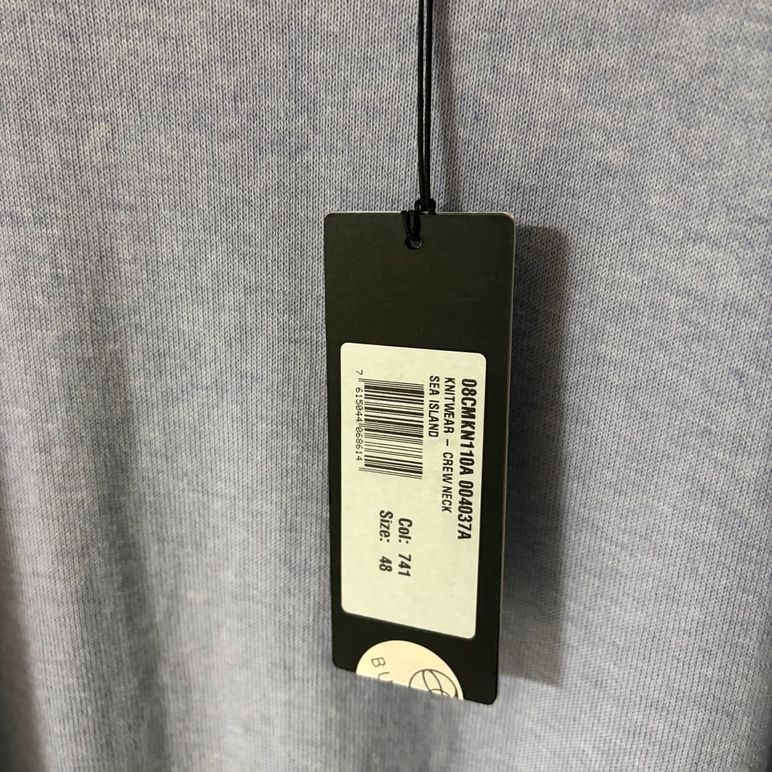 [새상품]씨피컴퍼니 CP컴퍼니 렌즈 와펜 크루넥 니트 라이트퍼플 상품이미지3