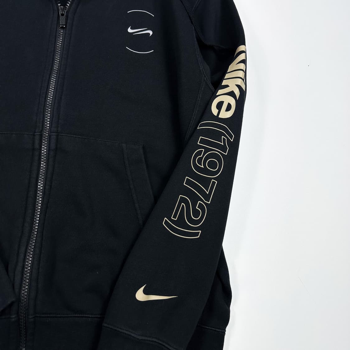 나이키 백로고 프린팅 풀오버 후드집업 블랙 M 상품이미지5