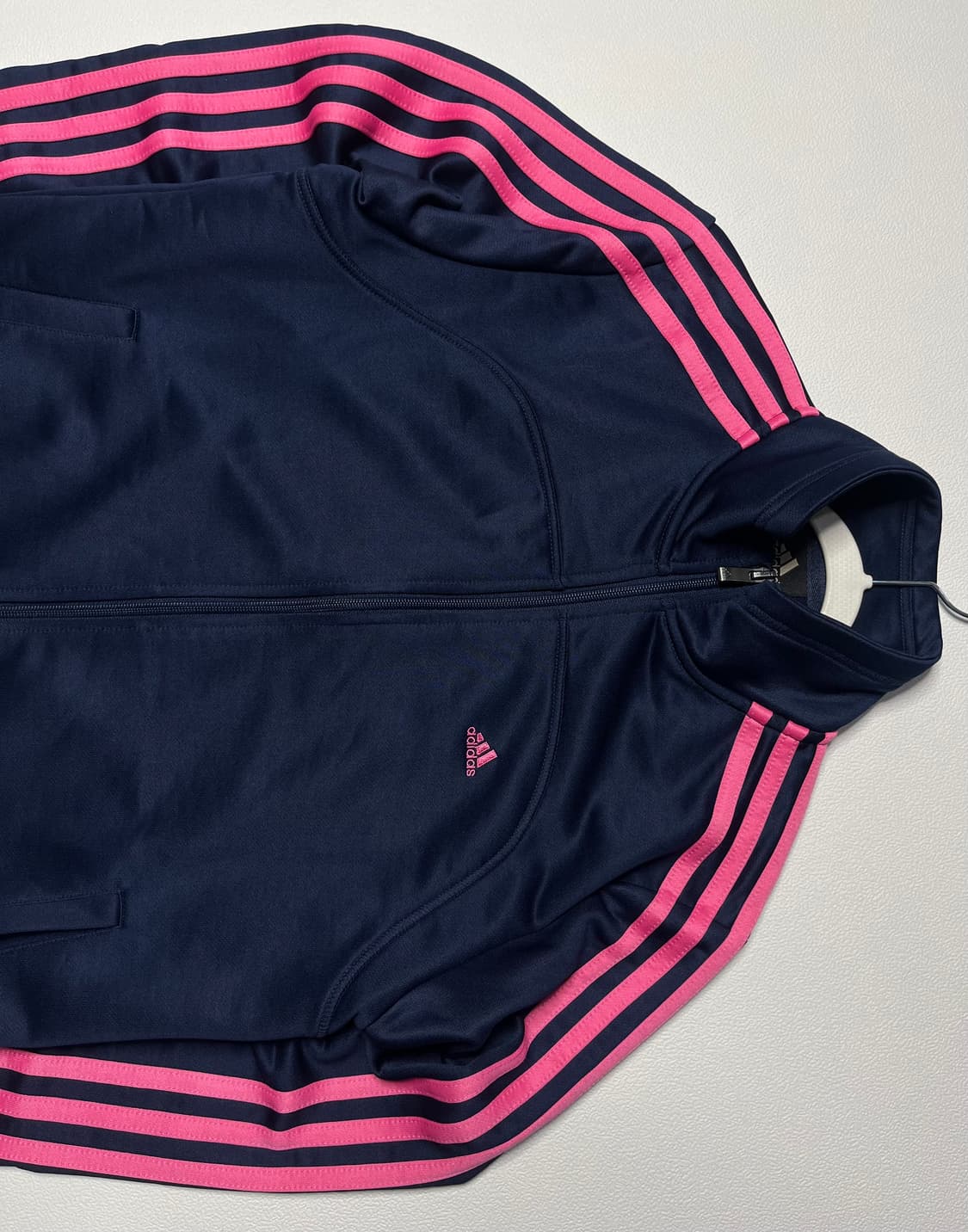 아디다스 핑크 삼선 트레이닝복 세트 상품이미지4