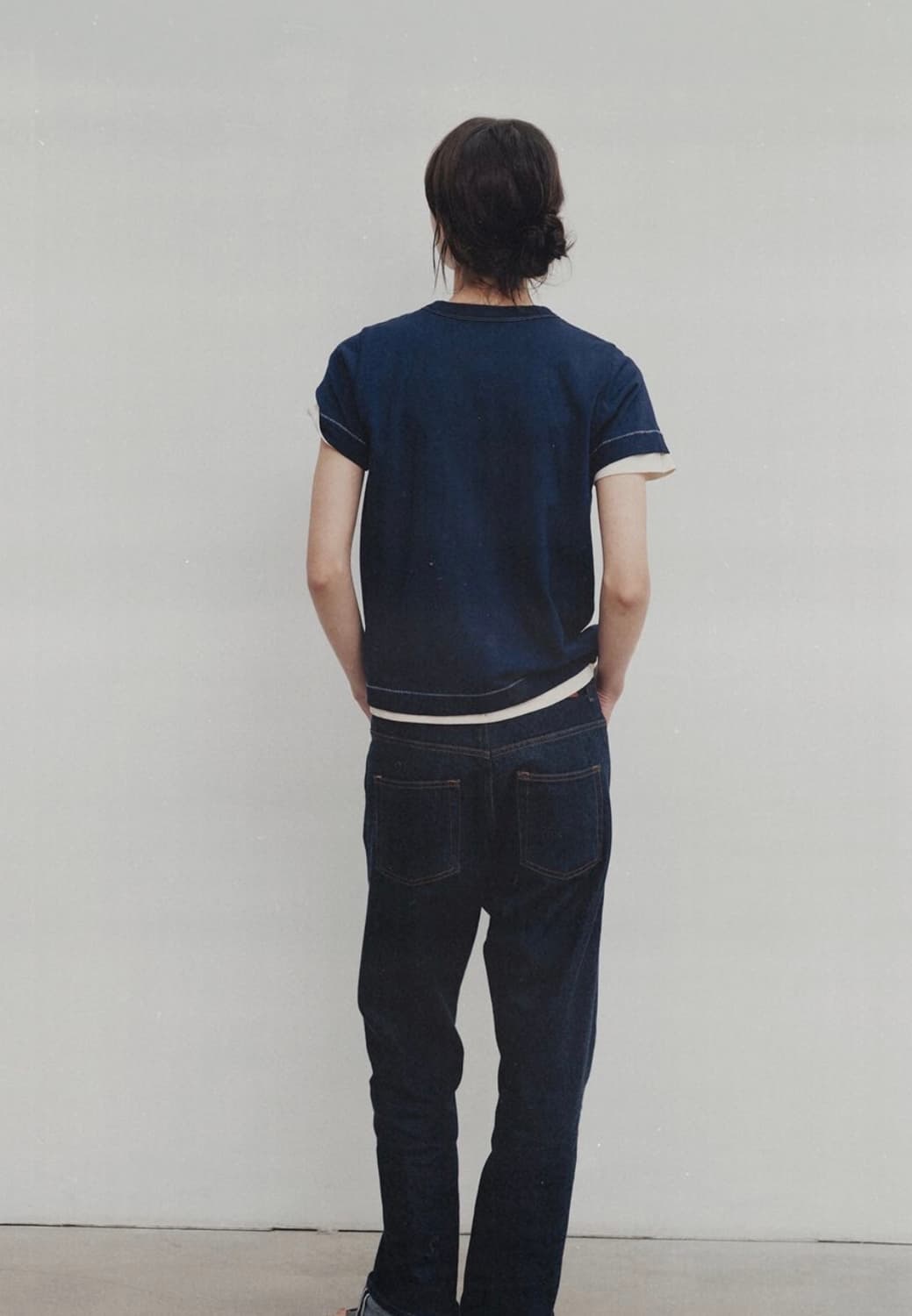 낫띵리튼 스탠다드 티셔츠 / 네이비 상품이미지2