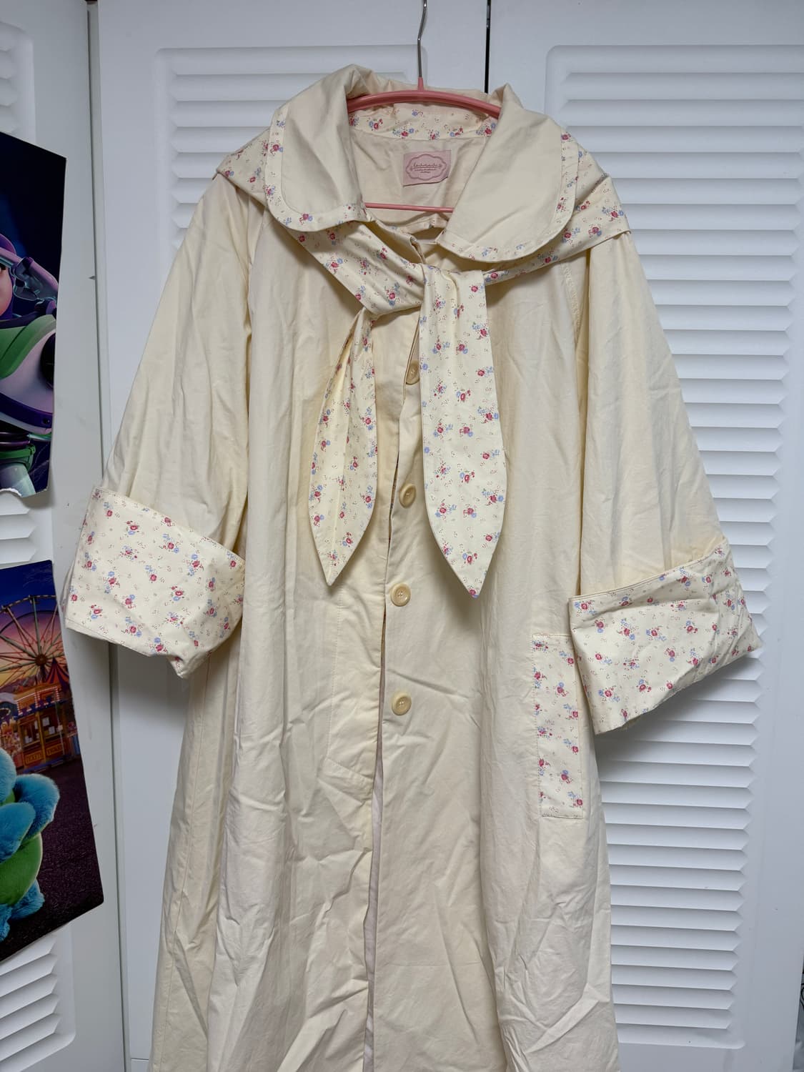 대장급 연한 둥근카라 버터색 코트 & 블라우스 세트 20만원에 급처! 상품이미지5