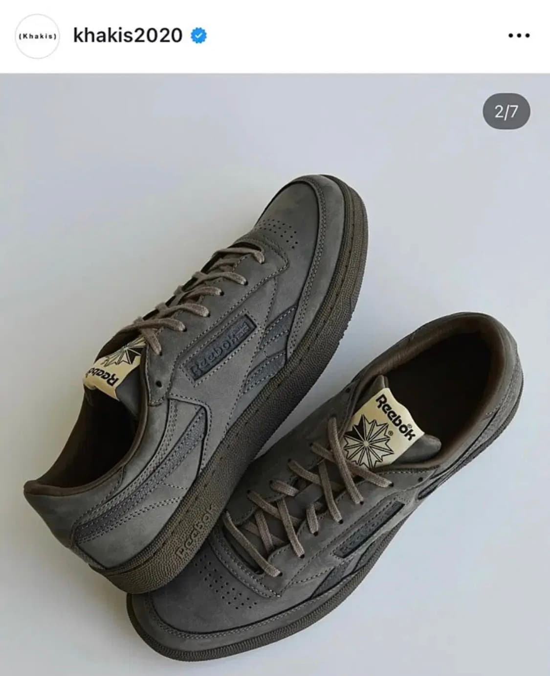 [새상품]카키스 리복 클럽 c 285 상품이미지1