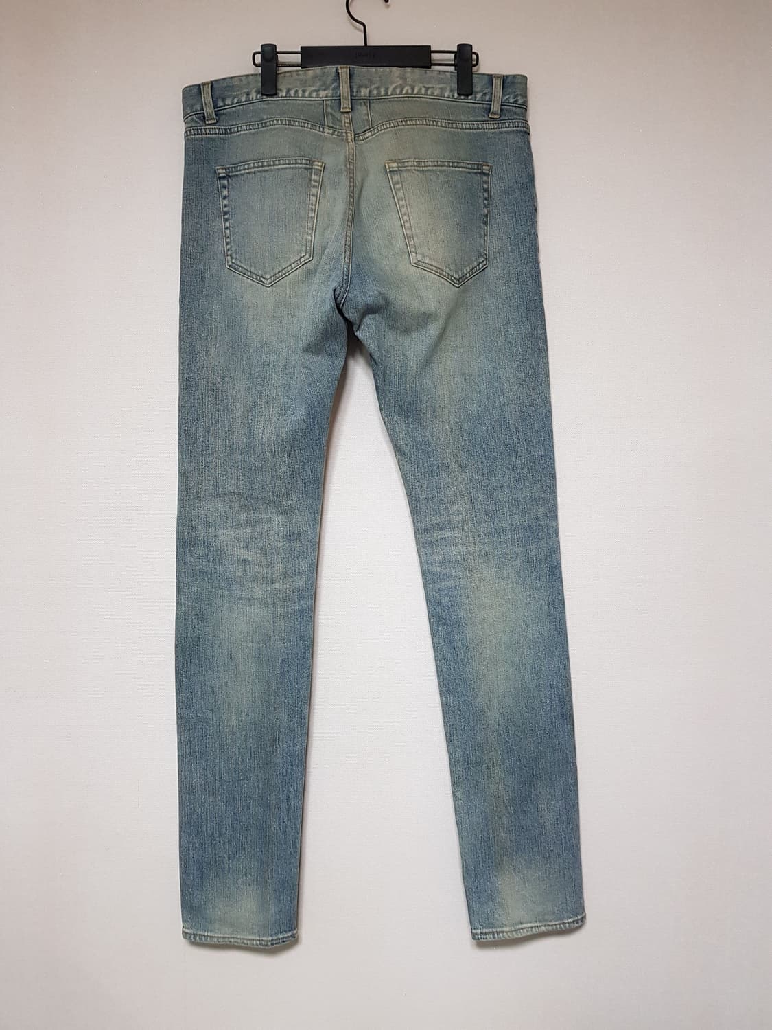 생로랑 무릎 디스 덧댐 진 데님 팬츠 청바지 상품이미지3