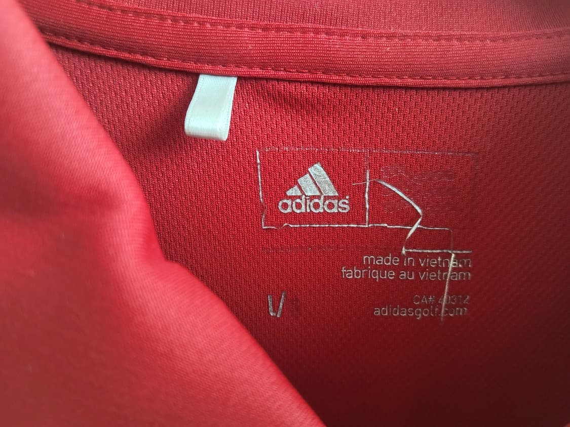 ADIDAS 아디다스 여성 반팔 카라티 L 기능성 폴리 스포츠웨어 골프웨 상품이미지5