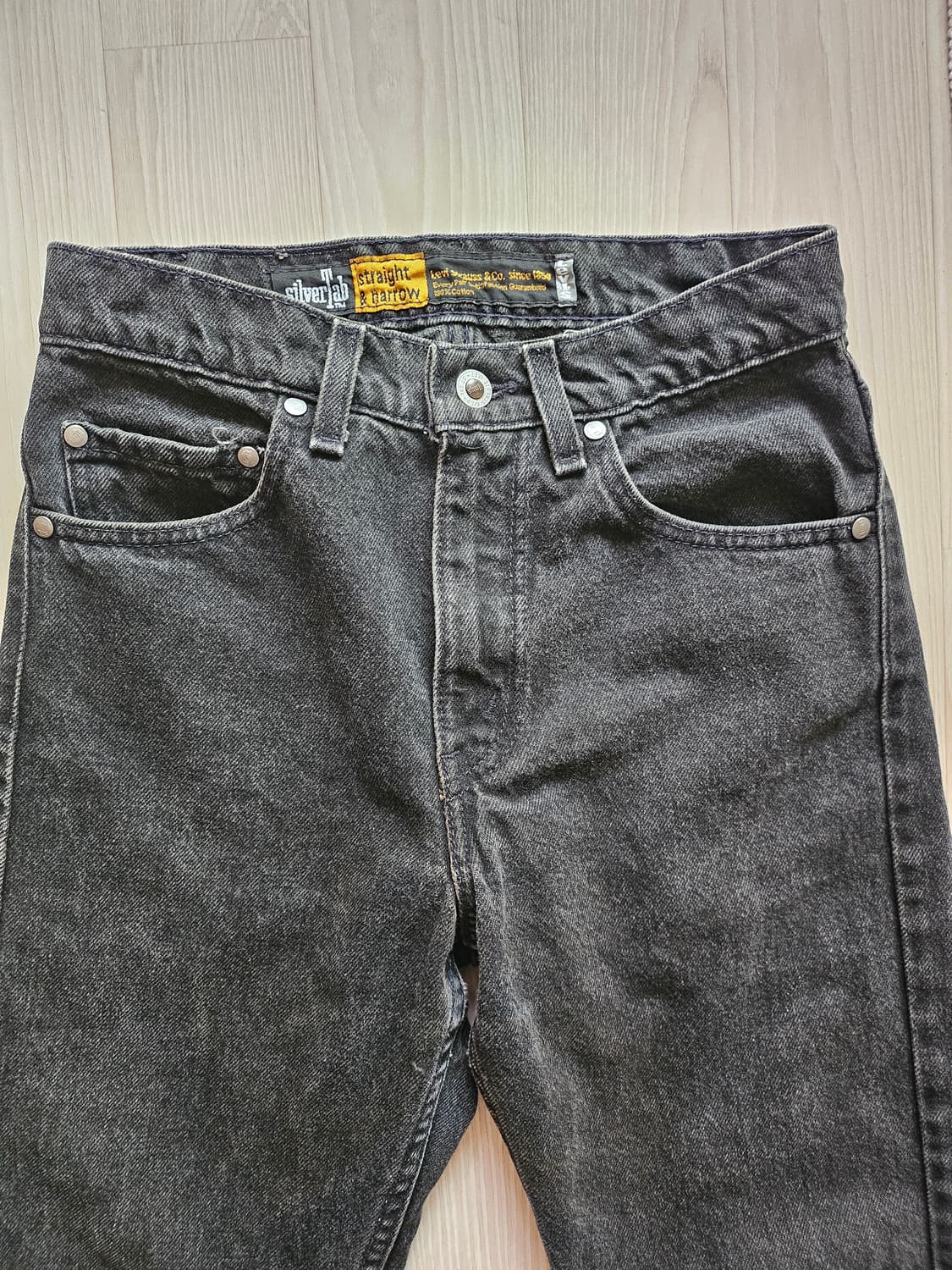 90s 리바이스 실버탭 여성 흑청 상품이미지2