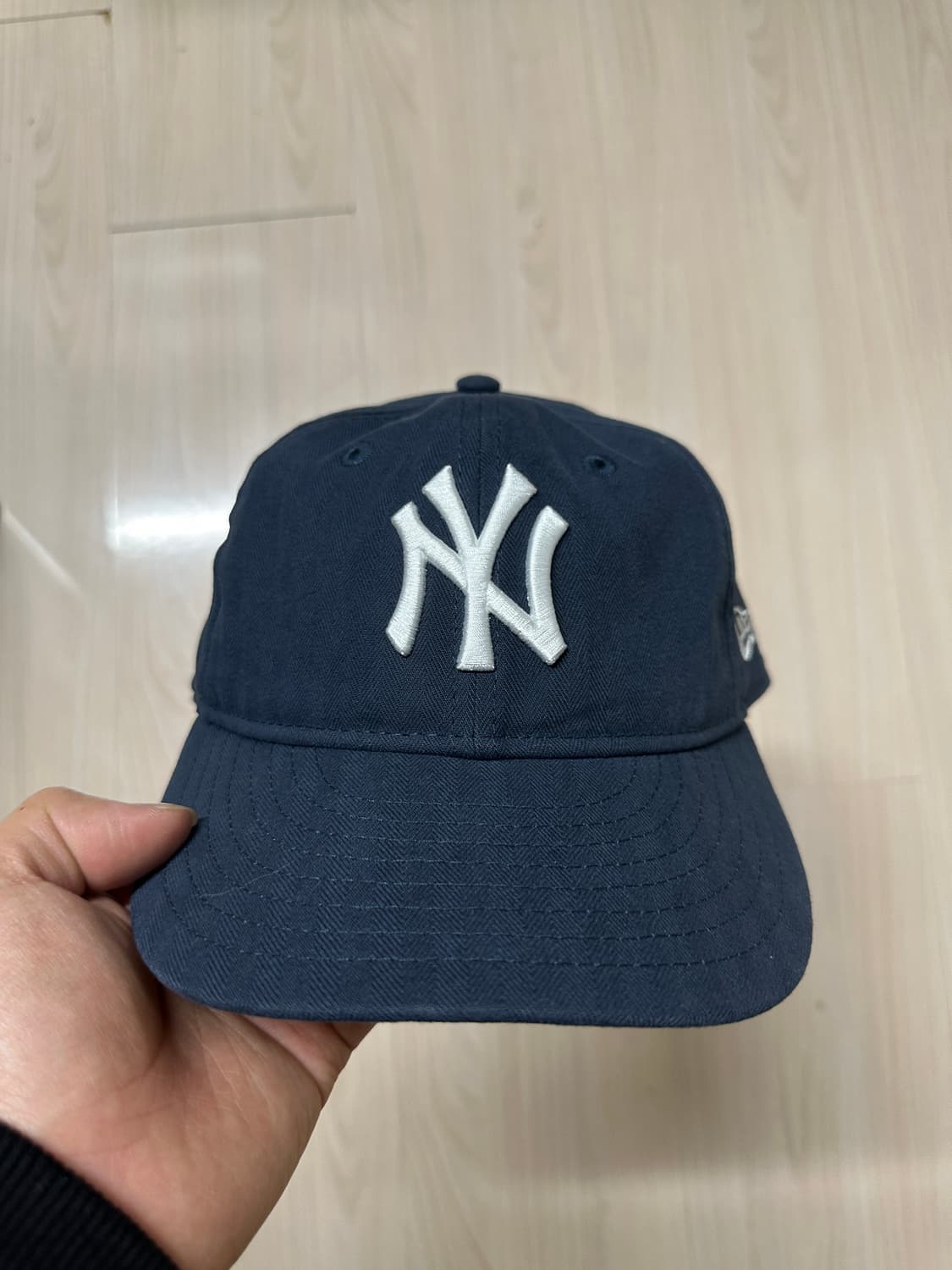 뉴에라 빈티지 헤링본 볼캡 모자 네이비 상품이미지1