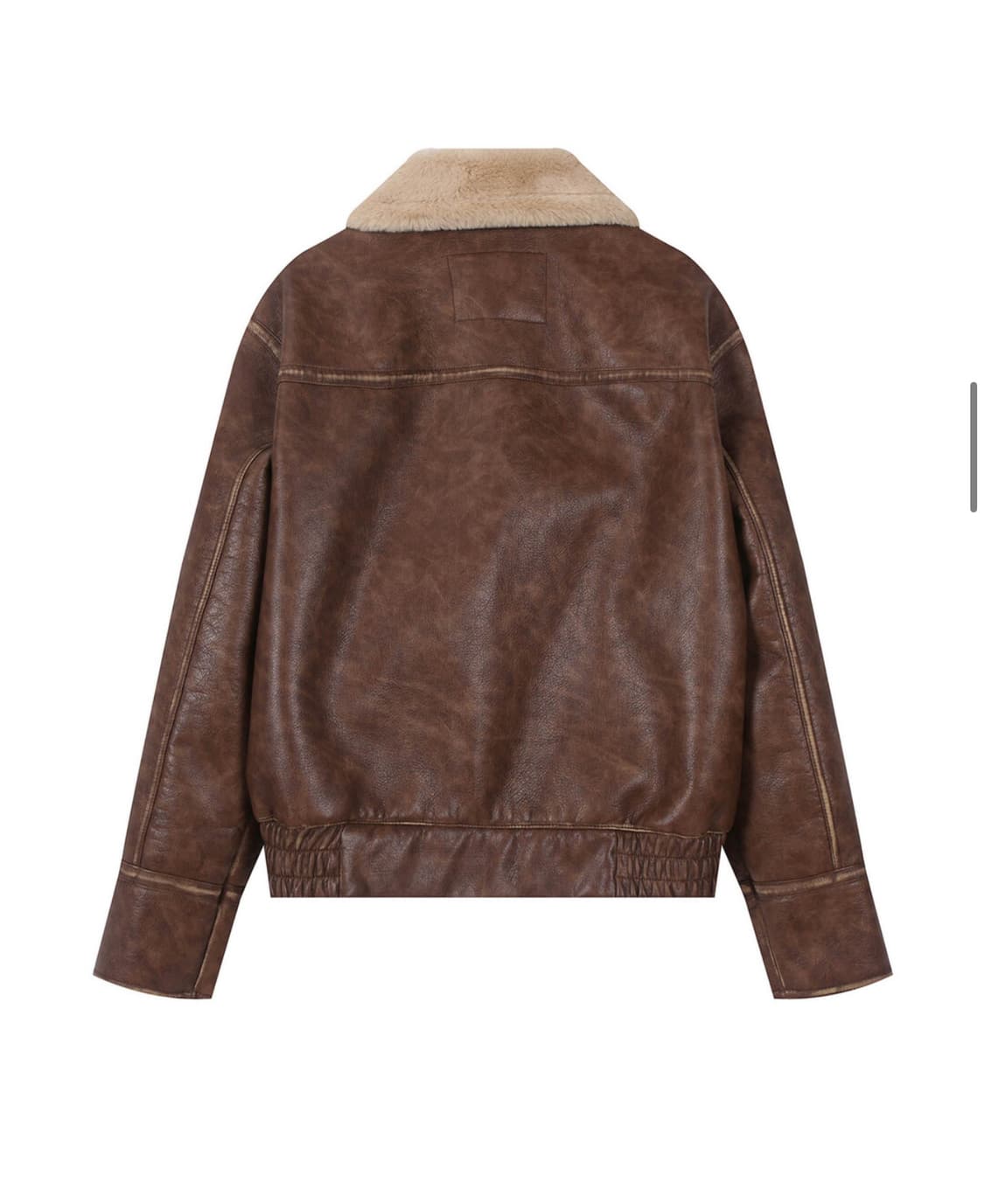 버커루 빈티지 레더 카라 무스탕 xl 새상품 상품이미지3