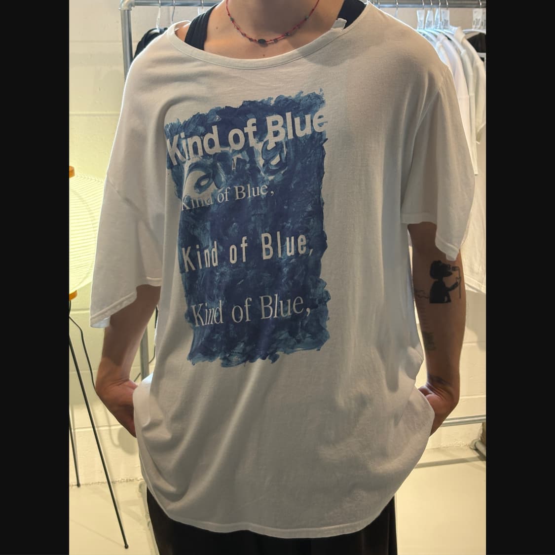 Y‘s +NOIR Kind of Blue 반팔 티셔츠 (새상품) 상품이미지1