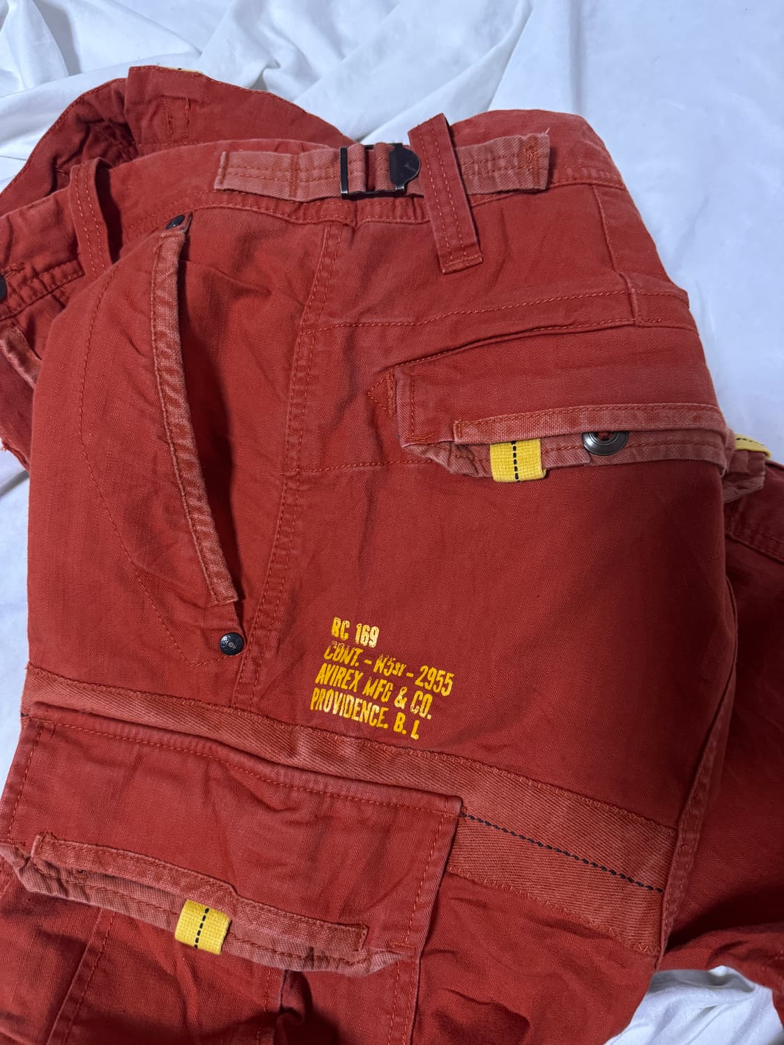 아비렉스 멀티포켓 카고팬츠 y2k 상품이미지5